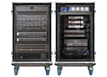 QED audio network rack