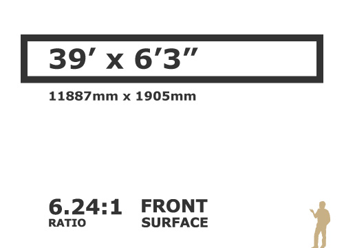 AV Stumpfl 39' x 6'3" Vario 64 screen