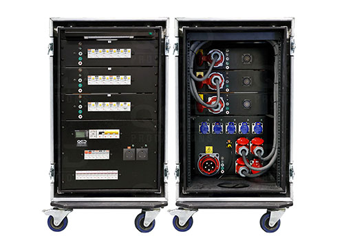 QED 125A mains distribution rack