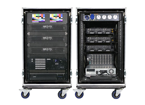 QED HDMI 2.0 Fibre TX rack